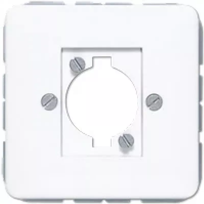 JUNG CD 568 WW Tampa para conector XLR (série P), duroplasto, série CD, branco alpino