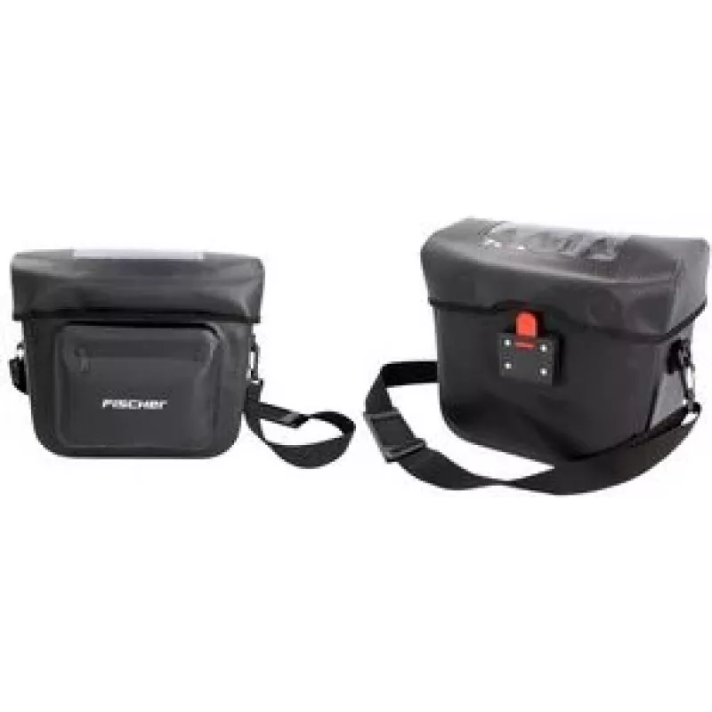 FISCHER FAHRRAD PLUS Bolsa de guiador Terra preta (50651)
