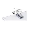 DURABLE Porta-crachás 90x54 mm com clipe combinado, transparente, 5 unid. (861019)
