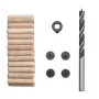 kwb 028066 Conjunto de brocas helicoidais para madeira, 31 peças