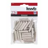 KWB 028180 Cavilhas de madeira 8 x 40 mm, 40 unid., faia