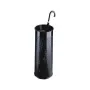 Durable Porta-guarda-chuvas redondo de metal, 28,5 L, preto (335001)
