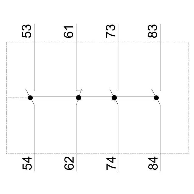 Bloco de contactos auxiliares Siemens 3RH2911-2GA31, 1 NA + 1 NF, ligação por parafuso, montagem frontal