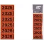 Etiquetas de índice autocolantes ELBA 2025 vermelhas 57 x 25 mm (120 etiquetas) para dossiers