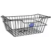 Cesto de bagageira para bicicleta FISCHER, arame de aço de malha grossa preto, montagem por aperto sem ferramentas, capacidade de carga 5 kg 61036
