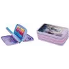 Estojo de lápis Herlitz TriCase Whisper Mane 31 peças, poliéster, 3 compartimentos, 3 fechos de correr 400205915