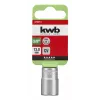 KWB 372213 chave de caixa de 6 faces com encaixe de 3/8 de polegada, 13 mm, em cromo-vanádio