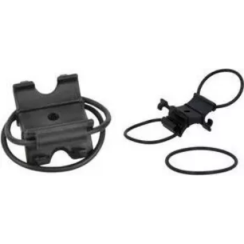 Suporte universal para bomba de bicicleta FISCHER, plástico preto, para todas as bombas manuais comuns, 1 unid. (85574)