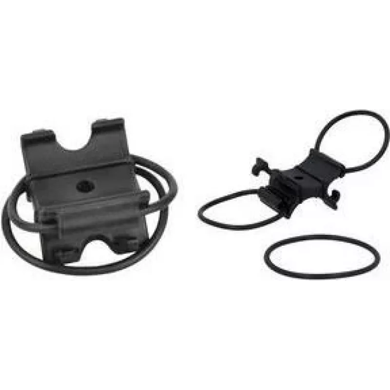Suporte universal para bomba de bicicleta FISCHER, plástico preto, para todas as bombas manuais comuns, 1 unid. (85574)