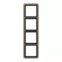 Moldura de cobertura JUNG CD584GB 4 módulos, alumínio anodizado dourado-bronze, série CD 500