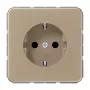 Mecanismo de tomada Schuko JUNG CD1520KIGB, alumínio bronze-dourado