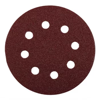 Discos de lixa kwb 491924 125 mm grão 60, pack de 5, velcro, óxido de alumínio, para madeira, metal, verniz