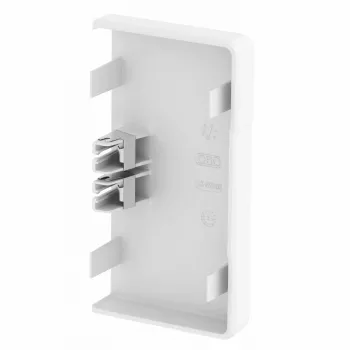 OBO Bettermann peça terminal para canal Rapid 45-2 100, branco 6113110