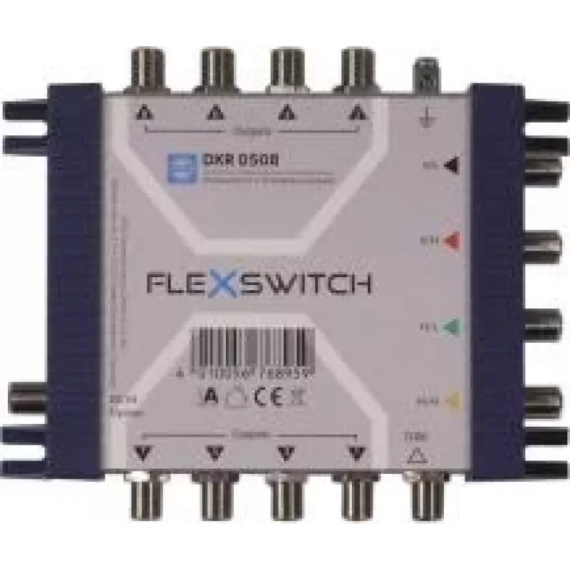 WISI FLEXSWITCH DXR0508 Multiswitch 5 em 8 alimentado pelo recetor, cascateável passivo
