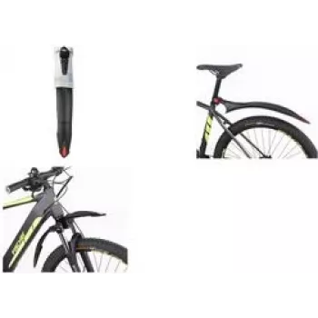 FISCHER conjunto de guarda-lamas para bicicleta 26-29 polegadas, plástico, fecho rápido, preto 85968
