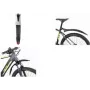 FISCHER conjunto de guarda-lamas para bicicleta 26-29 polegadas, plástico, fecho rápido, preto 85968