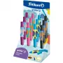 Pelikan griffix roller de tinta, expositor de balcão, zona de pega ergonómica, para destros, azul-real (605366)