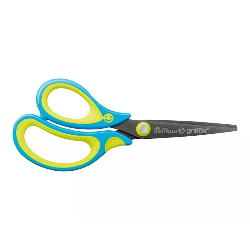 Pelikan 810265 tesoura de escritório e trabalhos manuais corte reto azul-amarelo