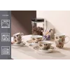 Ritzenhoff & Breker CREMA conjunto de cappuccino, 4 peças, porcelana, impressão de motivo, lavável na máquina de lavar louça 422108