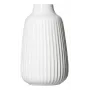 Ritzenhoff & Breker SANREMO conjunto de 2 vasos de flores em grés branco, 240 mm, estrutura decorativa canelada 746655