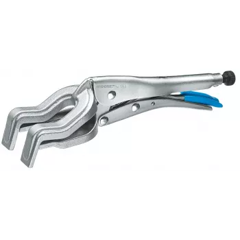 GEDORE alicate de pressão para soldadura de tubos 279 mm (11 polegadas), maxilas de aço fundido, niquelado (6407510)