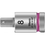 Wera Zyklop 8740 B HF chave de caixa de 6 faces interior de 3/8 de polegada, 8 mm, com função de retenção 05003039001