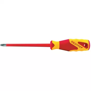 GEDORE VDE 2163 TX T10 chave de fendas Torx isolada, lâmina de 60 mm 2824612