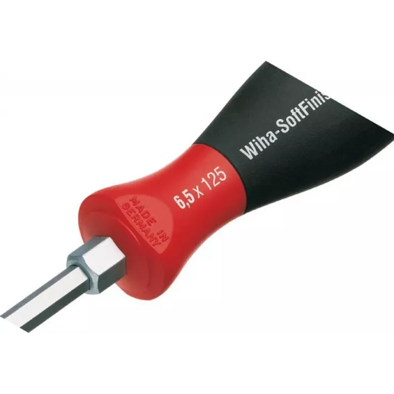 Wiha SoftFinish Chave de fendas de fenda 3,5 x 75 mm DIN ISO 2380 03223