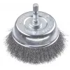 kwb Escova de arame tipo tacho 75 mm, aço ondulado 0,2 mm, haste de 6 mm para metal e pedra 606310