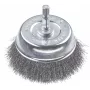 kwb Escova de arame tipo tacho 75 mm, aço ondulado 0,2 mm, haste de 6 mm para metal e pedra 606310