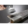 kwb Escova de arame tipo tacho 75 mm, aço ondulado 0,2 mm, haste de 6 mm para metal e pedra 606310