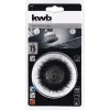 kwb Escova de arame tipo tacho 75 mm, aço ondulado 0,2 mm, haste de 6 mm para metal e pedra 606310