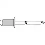 Gesipa Rebite cego Al/St 4x8mm cabeça escareada KS 3,0-5,0mm (pack de 500) 1433512