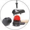 Wiha 26582 Martelo Safety-Soft-Face, faces preta/branca, 3000 g, cabo de nogueira