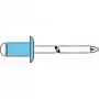 GESIPA Rebites cegos aço inoxidável 4 x 14 mm cabeça cúpula, 500 unid. 6330533 LEGIERUNGSZUSCHL