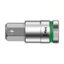 Wera Hex-Plus Chave de caixa para bits 8 mm, encaixe de 1/2