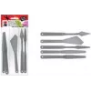 Conjunto de espátulas Marabu, plástico, 5 peças, para tintas pastosas, pastas de textura, tintas acrílicas, tintas a óleo, géis 0173000000031