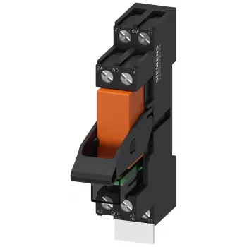 Relé de encaixe SIEMENS LZS:RT4A4L24 4PDT 24VDC 2W com LED