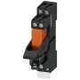 Relé de encaixe SIEMENS LZS:RT4A4L24 4PDT 24VDC 2W com LED