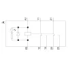 Relé de encaixe SIEMENS LZS:RT4A4L24 4PDT 24VDC 2W com LED