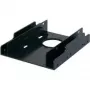 Moldura de montagem RENKFORCE HDA-252P de 3,5 polegadas para 2x 2,5 polegadas HDD/SSD, metal, preto