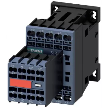 Contator auxiliar Siemens SIRIUS 3RH2 3RH2244-2BB40, 4 NO + 4 NC, bobina 24 V DC, terminais de parafuso