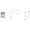 Contator auxiliar Siemens SIRIUS 3RH2 3RH2244-2BB40, 4 NO + 4 NC, bobina 24 V DC, terminais de parafuso