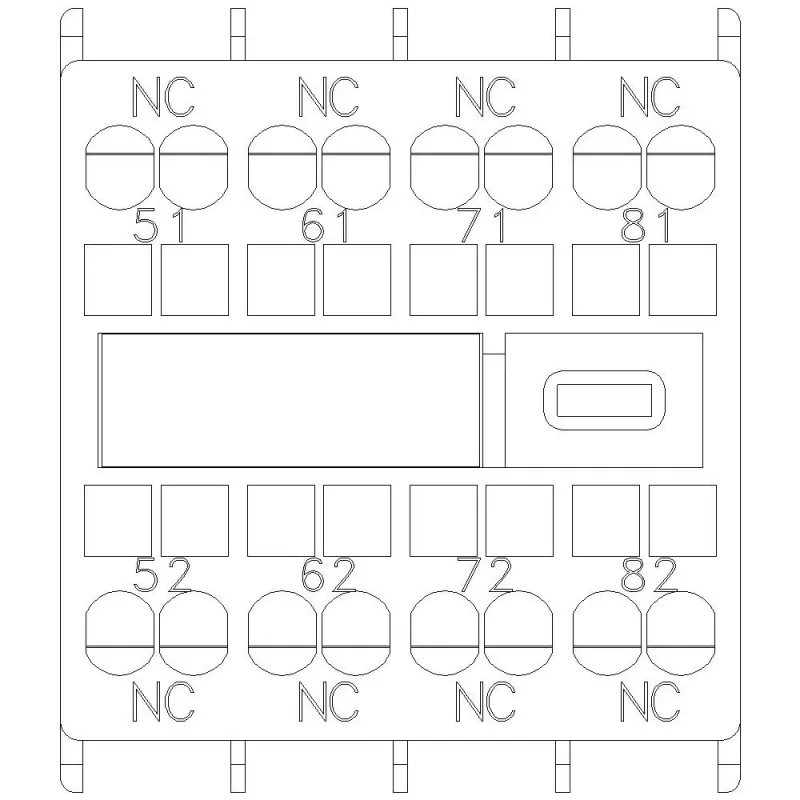 Bloco de contactos auxiliares SIEMENS 40E SB10E S00 3RH2911-2G (3RH29112GA04)
