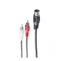 Cabo áudio Shiverpeaks BASIC-S ficha DIN de 5 pinos para 2 fichas RCA, 1,5 m, preto BS10312