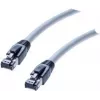 shiverpeaks BASIC-S Cabo de rede Cat.8, S/FTP, 15,0 m, cinzento, RJ45 macho para RJ45 macho, TIA/EIA 568B BS08-400813