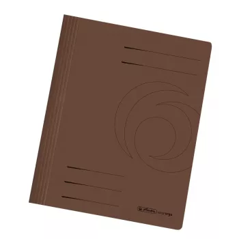 10 Dossiers herlitz de cartão castanho DIN A4 10900223