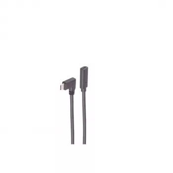 ShiverPeaks BS13-54015 Cabo de extensão USB 3.2 angular 0,5 m