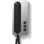 Siedle HTA 811-0 E/S Auscultador de telefone de porta - preto com elementos decorativos em aço inoxidável 200041543-00