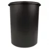 HELIT the double Papelão oval, 20 L, preto, PE, sem tampa, parte 1 (H6103795)